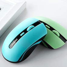 2.4GHz wireless optical mouse Mice 10 meters 1600DPI for both hands computer green Laptops mouse