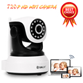 SUNLUXY 720P HD WiFi IP Camera 1MP Wireless Network Onvif CCTV Baby Camera P T IR