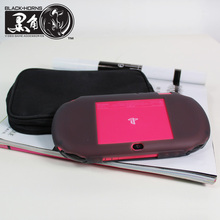 PS Vita 2000 Travel Carry Case Storage Bag Pouch + PS Vita 2000 rubber silicone cover ( black or white for option)