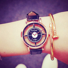 New Arrival Hot Sale Hollow Dial Design Women Watches Luxury Brand Dress Wristwatches Elegant Leather Quartz Watch Relojes Clock
