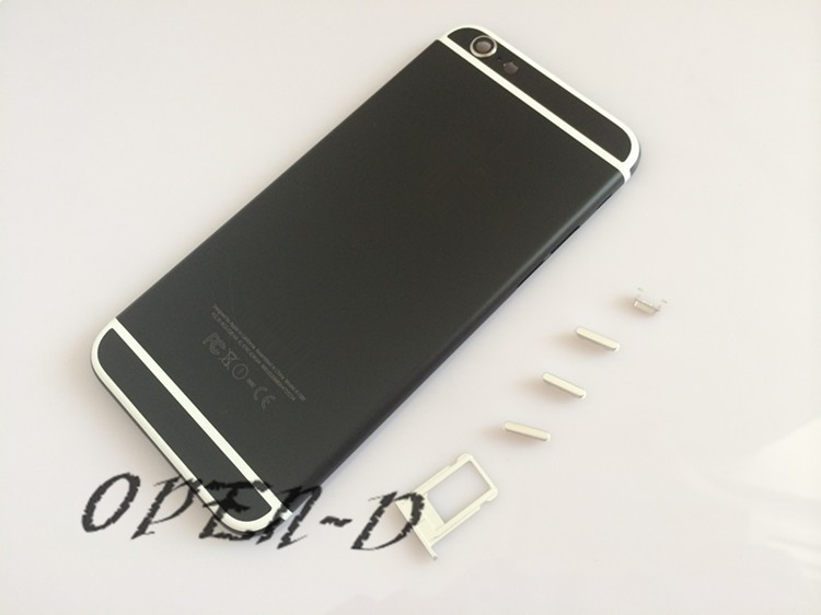 iphone 6 black houisng with white strip color 03