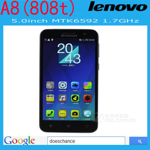 Original 5 0 Lenovo A806 A808T A808 A8 RAM 2GB ROM 16GB OS Android 4 4