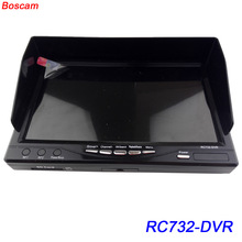 BOSCAM monitor fpv 7 inch 5.8ghz LCD DVR wireless video quadcopter 32CH receiver RX bulit-in battery drone uav accessory