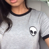 summer style 2015 t shirt women harajuku camisetas feminina punk top cropped short feminino emoji plus size tshirt T5