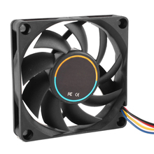 2016 New 70mmx15mm 12V 4 Pins PWM PC Computer Case CPU Cooler Cooling Fan Black