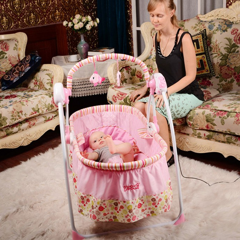 Free shipping Factory outlets Multifunction Smart Crib Electric baby cradle Automatic baby rocker Baby cradle swing