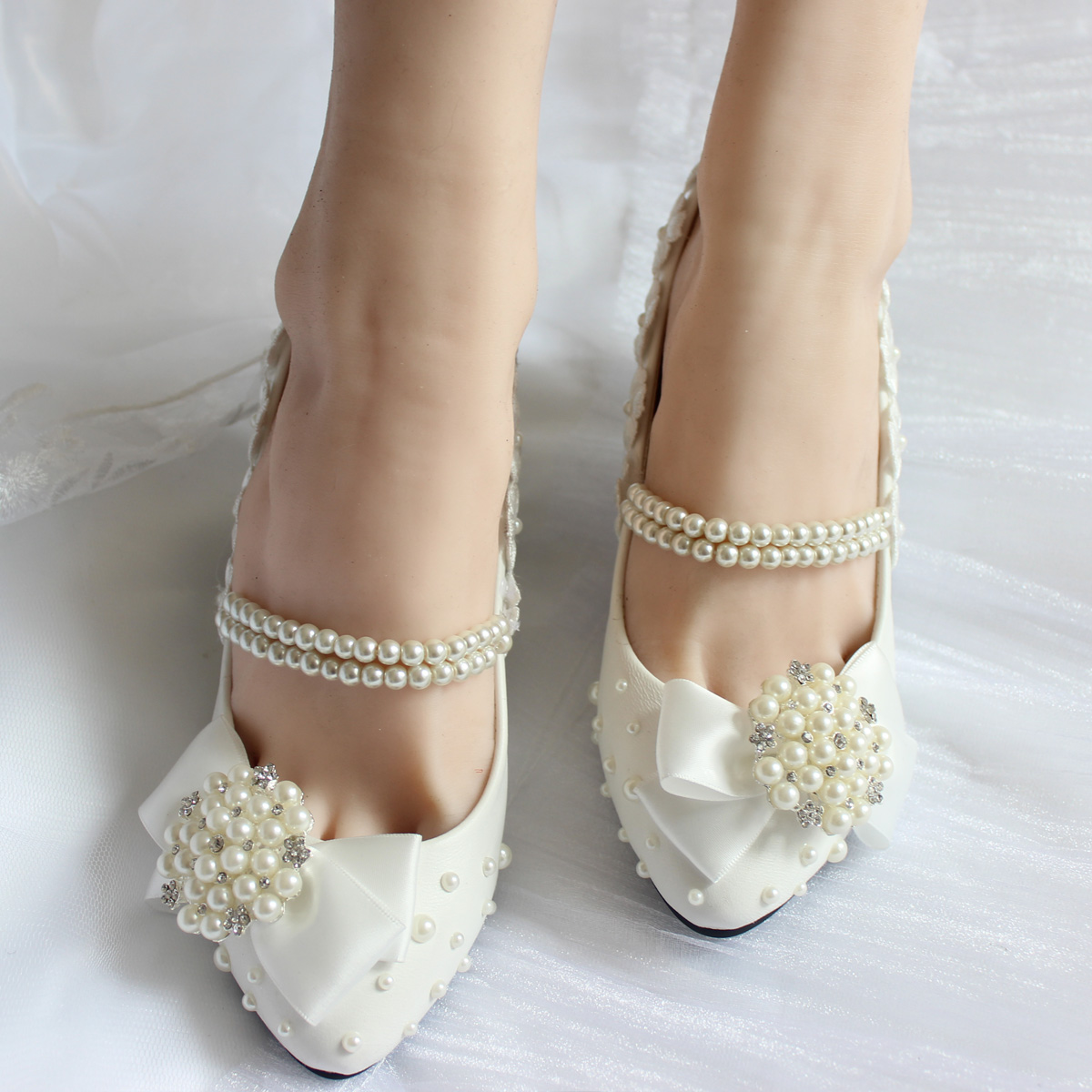 bridal shoes ballet