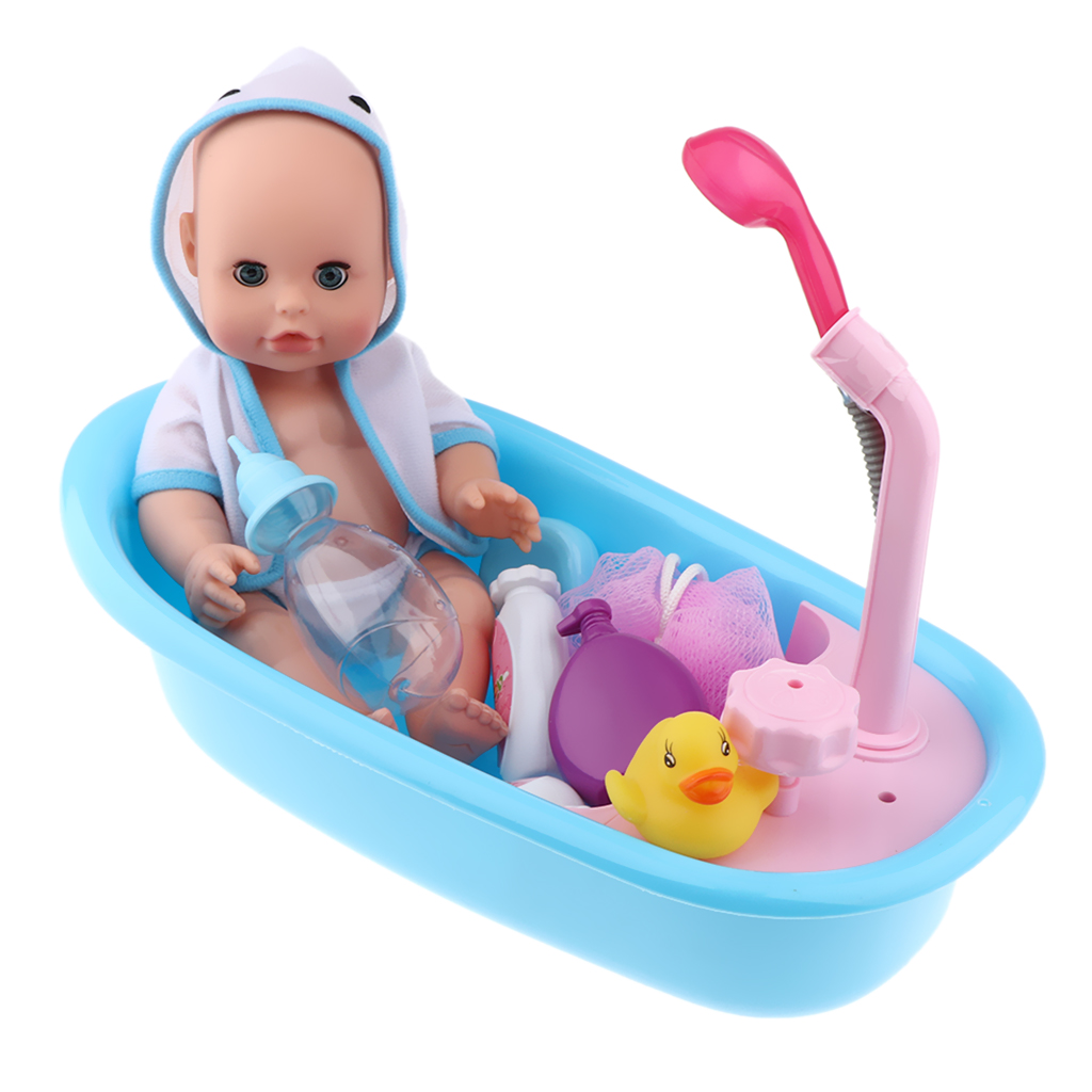 baby doll with tub