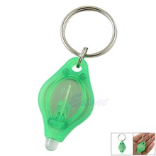 1Pcs Mini Micro Super Bright Light LED Camping Flashlight KeyRing Keychain Torch Lamp with Free Drop
