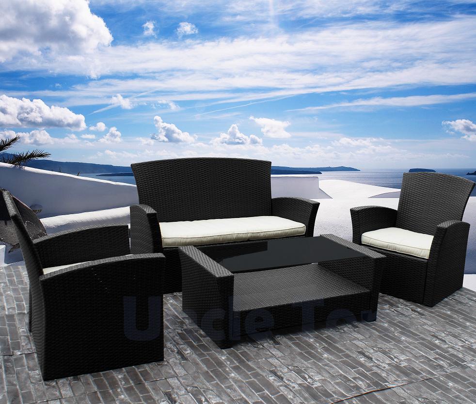 High quality KD Outdoor furniture wholesale 140 sets/container rattan sets garden table sets ...