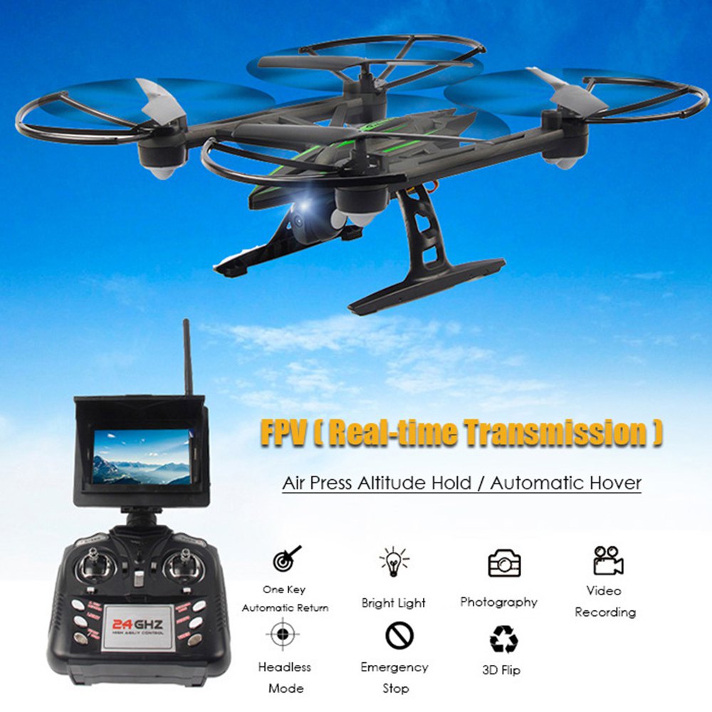 JXD 510G RC Quadcopter font b Drone b font With 5 8G HD Real image transmission