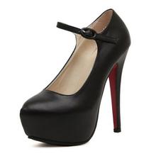 Sexy 14cm High Heels Women Platform Pumps New Fashion Wedding Party Shoes Plus Size 34 43