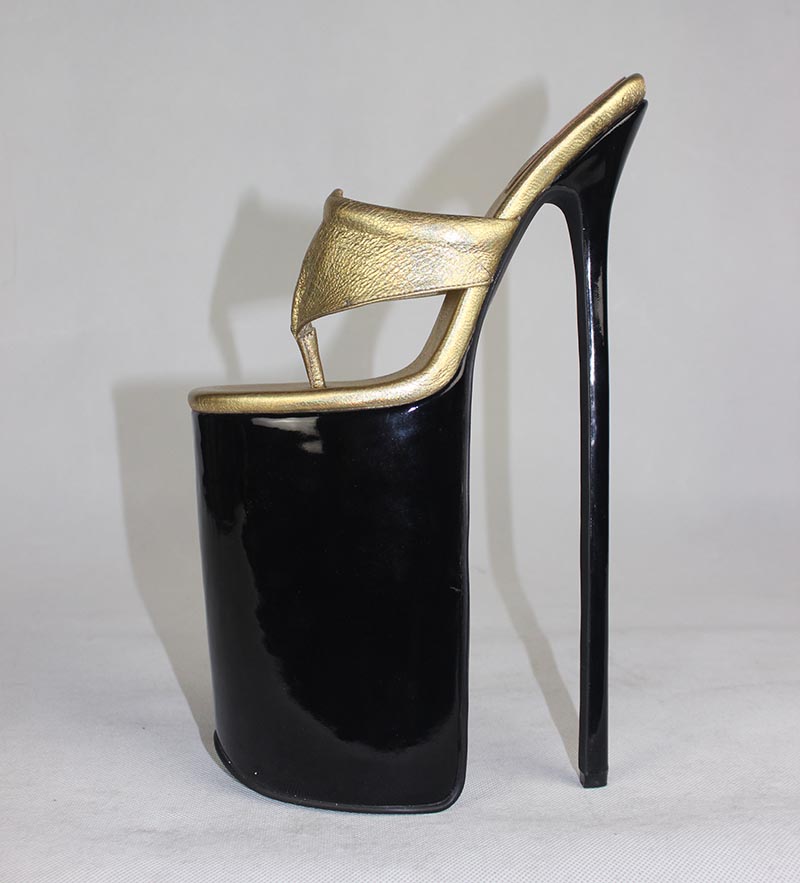 Full Grain Leather Extreme High Heel 30cm Heel Around 16cm Platform Fully Hand Made Sex Fetish 