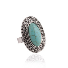 R116 Wholesale 4 styles randomly send Nation Bohemian style Turquoise Ring jewelry for women 2015 randomly