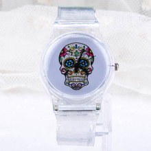 Transparent Series Sweet Fresh Summer Rubber Watch Unisex Silicone Quartz Women Men WristWatch Clock Wrist Watch PMHM393P50
