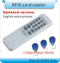 Updated Handheld 125Khz 13 56MHZ RFID Copier Duplicator Cloner ID IC card reader writer 10pcs 125KHZ