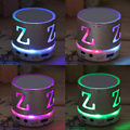 Mini Universal Bluetooth Speaker Wireless LED Light TF Card Stereo Music Boombox Loudspeakers For Mobile Phone
