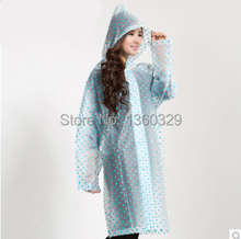 Fashion Blue-Dots Pink Floral burberry_ men Woman Poncho with Hood Womens Long Raincoats Bike ElectricBicycle Cloak EVA Rainwear