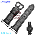 High Quality Genuine Leather Watchband 24mm For Suunto Essential For Suunto CORE Strap