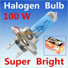 Car Light Source 2pcs H7 Super Bright White Fog Halogen Bulb  100W Car Headlight Lamp auto parts promotion