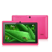 5 Colors 8GB Q88 7 inch Tablet PC Allwinner A33 Quad Core 512MB 8GB 1024 x