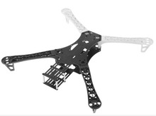 New HJ MWC X-Mode Alien Multicopter Quadcopter Frame Kit 500MM Wheelbase Black & White for F450 F550 Quadcopter
