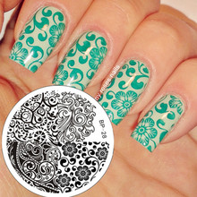 Mixed Abstract Patterns Nail Art Stamp Template Image Plate BORN PRETTY BP28