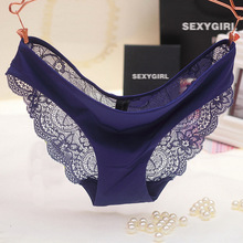 woman seamless Panties Ms. Sexy underwear Lace non-trace DeDang milk silky cotton briefs