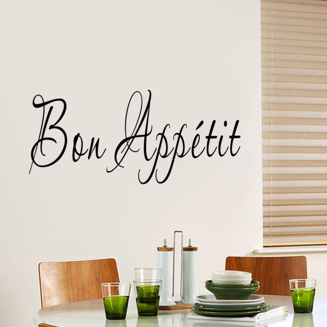 " приятного аппетита " искусства цитатой гостиная кухня стены винила фреска стикера этикеты 8513 бесплатная доставка