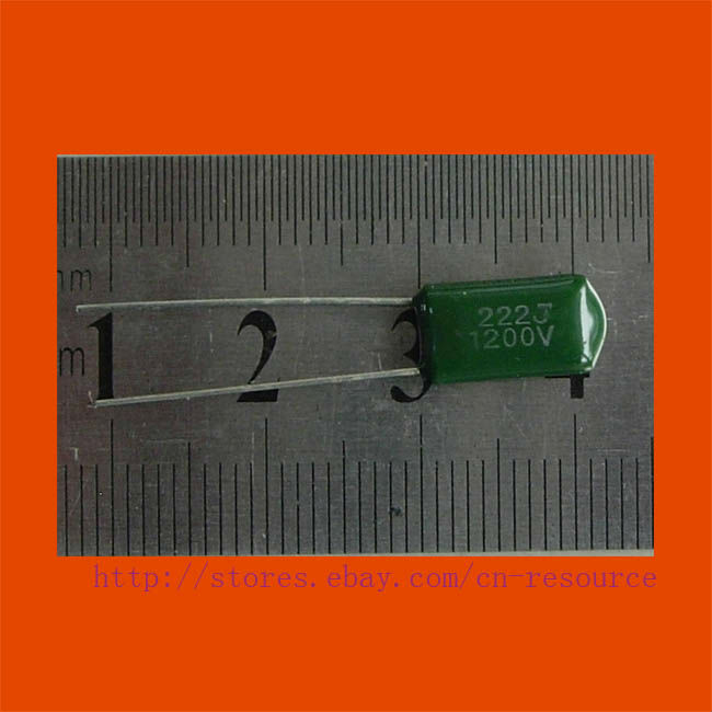 Купить 10 x 222j 222 0.0022uf 2.2nf полиэфирный конденсатор 1200v в ...