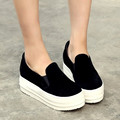 Big size 31 43 Spring 2015 Korean Free Shipping Loafers Flat Heel Casual Shoes Lazy Woman