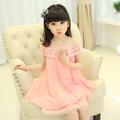 2017 New Summer Costume Girls Princess Dress Children s Evening Clothing Kids Chiffon Lace Dresses Baby