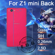 0.26mm 9H Explosion Proof Anti scratch LCD Tempered Glass Film For Sony Xperia Z1 mini Z1 compact Back Screen Protector Film
