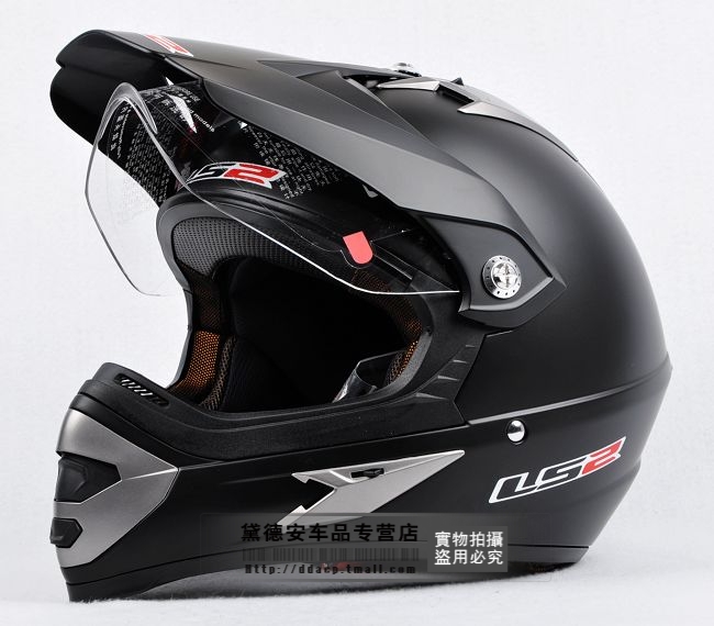 LS2 Full Face Racing Motorcycle Helmets Approved HELMET Flip up Helmets Off-road racing helmets  Free Shipping