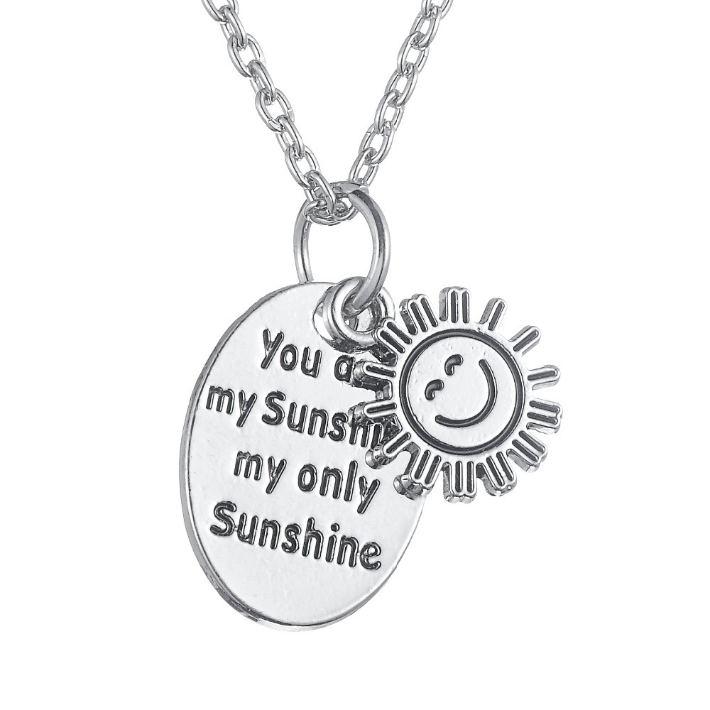 You-Are-My-Sunshine-My-Only-Sunshine-Inspirational-Quote-Necklace-Zinc-Alloy-Charm-Pendant-for-Women
