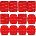 12pcs Flat Curved Mounts 3M Adhesive Sticky Pads Set for Gopro Hero 4 3 2 OS085