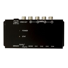 IR control 4 Cameras Video Control Car Cameras Image Switch Combiner Box for Car DVD Player Radio Stereo PC GPS Navigation