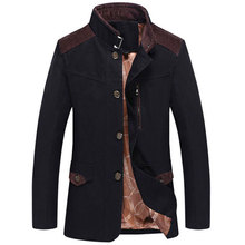 Hot ! 2015 New Mens Winter And Autumn Business Jacket  Men Trench coat Mens windbreaker Winter Coats Male outdoor Cloths MC983