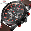 Minifocus Luxury Brand Military Watches Men Quartz Leather Clock Horloges Mannen Analog Sports Army Watch With