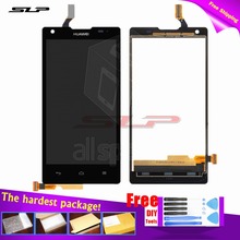 Черный полный для Huawei Ascend G700-U10 сотовый телефон с сенсорным стеклом + бесплатные инструменты