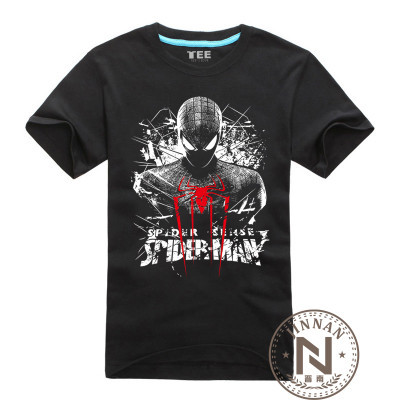 Spiderman T Shirt Men Cotton T Shirt Super Hero Marvel Movie