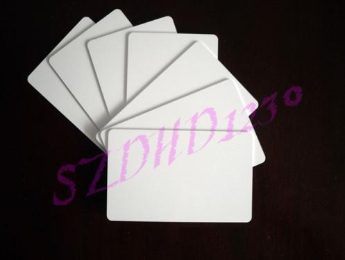 Free Shipping 50pcs NFC 13.56MHz MF1S50 1K, Rewritable White Card