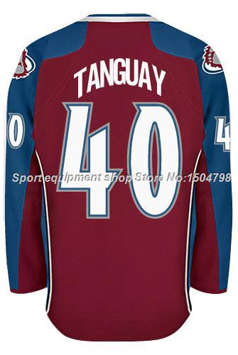 Cheap Men's Colorado Avalanche Ice Hockey Jerseys Alex Tanguay #40 Jersey (HOME RED),Authentic #40 Tanguay Jersey,Size S-3XL