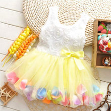 2016 Summer Baby Girl Dress Wedding Cotton Baby Girl Christening Gowns 1 Year Birthday Tutu Dress Baby Patry Dress Princess