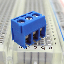 Shopping Time New Silver Plastic 5 x 3 Pins Poles PCB Screw Terminal Block Connector 300V