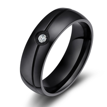 Fashion men and women wedding rings  stainless steel ring o  jewelry