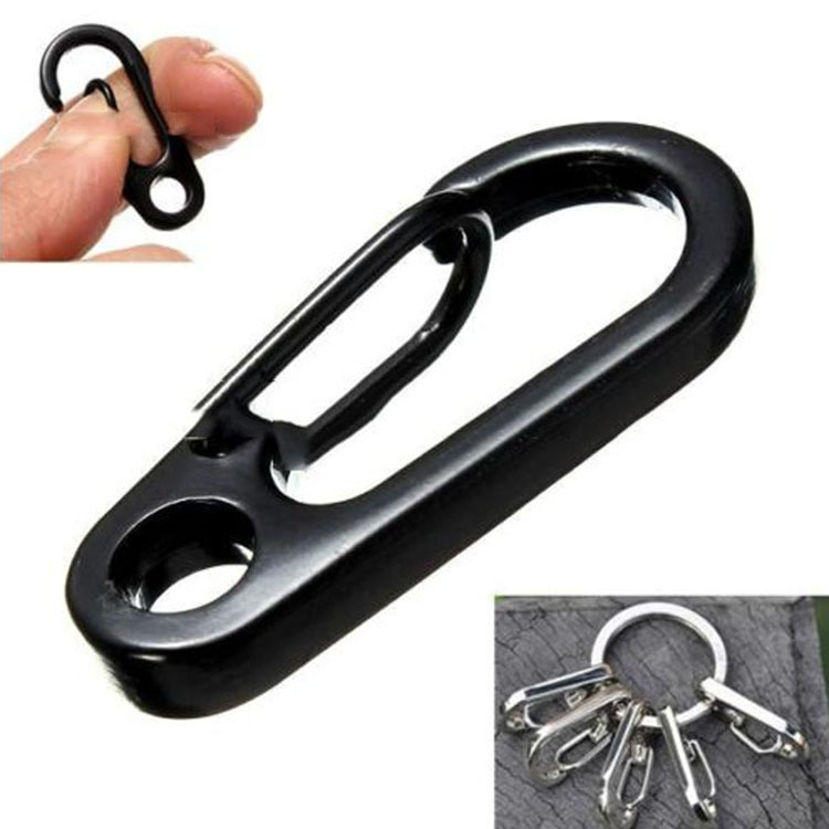 2015 Mini D-engaging Edc Portable Tools Carabiner Hook Universal Engaging Color Black And Silver Drop Shipping Sport-0074