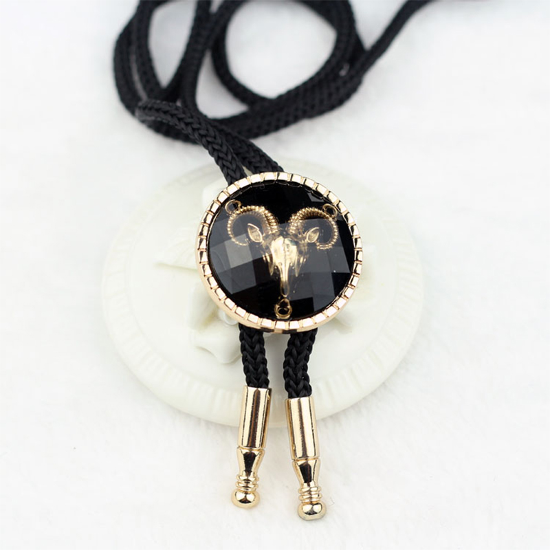 2016 New Fashion American West Cowboy Style Bolo Tie Men's Neck Tie Casual Accessories Bola Tie High Quality shoestring Neckti