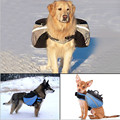 Blue Grey Pack Dog Bag Saddle Backpack Medium Large Big Dog Pack Bag for Outdoor Hiking