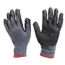 Cotton dipped coating stab gardening gloves